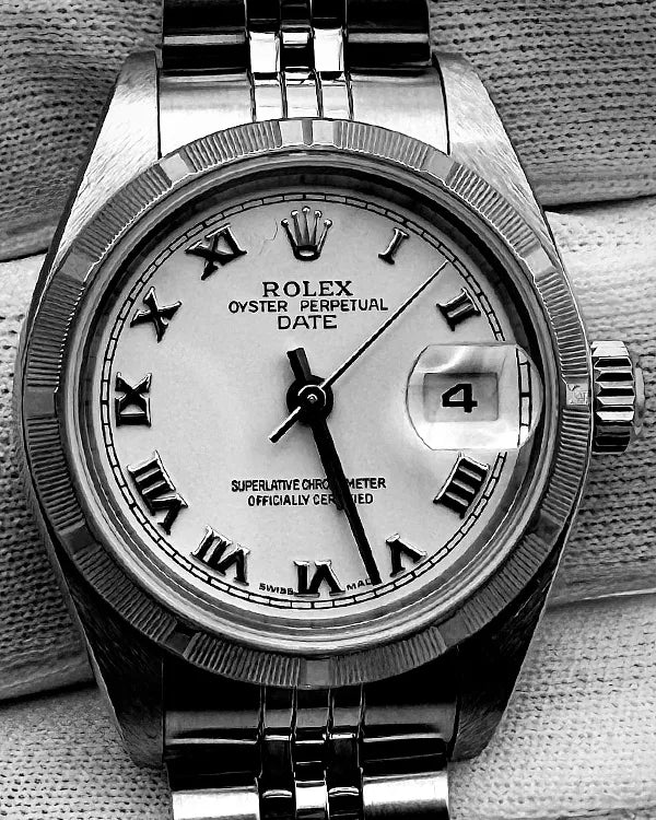 2005 (F Serial) Rolex Oyster Perpetual 26MM White Dial Jubilee Bracelet (79190)