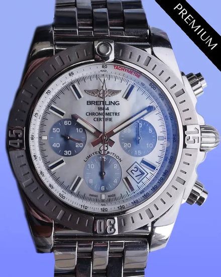 2020 Breitling Chronomat Special L.E. 44MM Mother of Pearl Dial Steel Bracelet (AB01152A/A813)