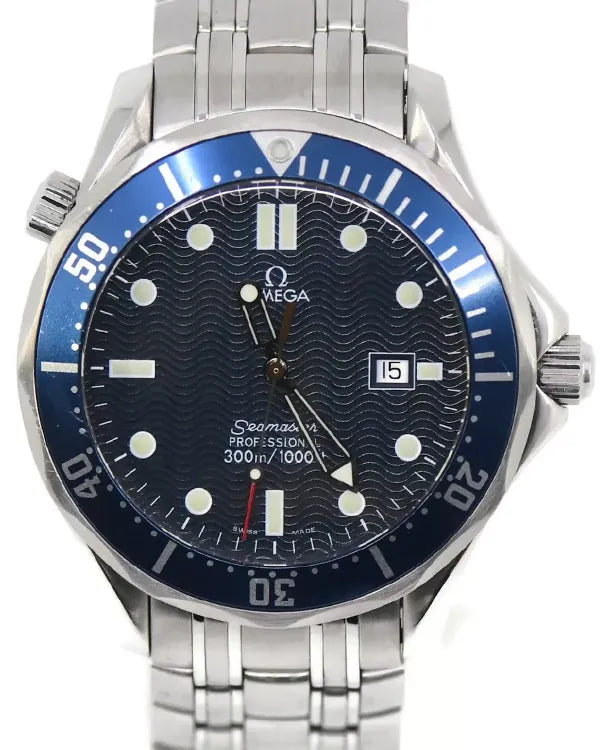 Omega Seamaster Diver 300M 41MM Quartz Blue Dial Steel Bracelet (2541.80.00)