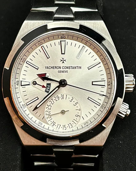 2021 Vacheron Constantin Overseas Dual Time 41MM Silver Dial Steel Bracelet (7900V/110A-B333)