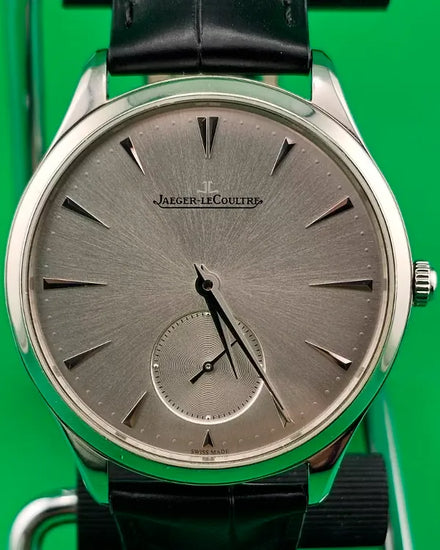 Jaeger-LeCoultre Master Ultra Thin 38.5MM Silver Dial Leather Strap (171.8.90.S)