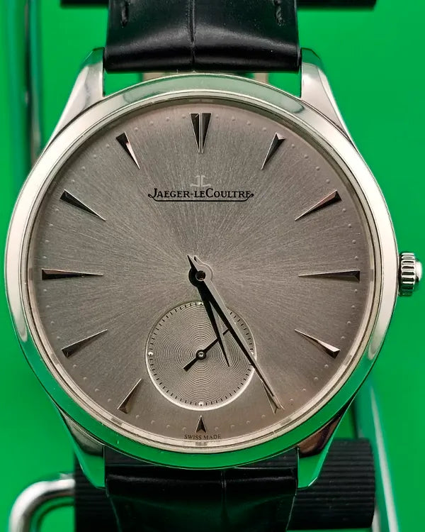 Jaeger-LeCoultre Master Ultra Thin 39MM Silver Dial Leather Strap (171.8.90.S)