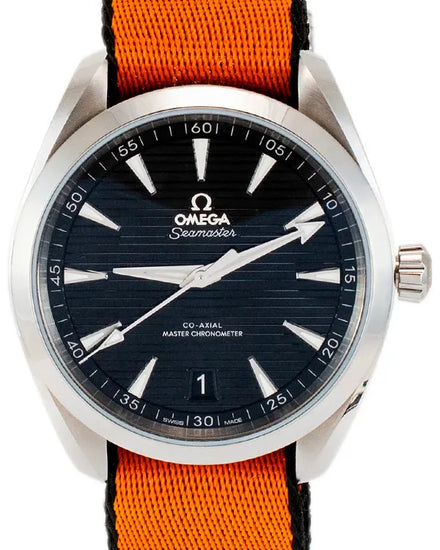 2020 Omega Seamaster Aqua Terra 150M 41MM Black Dial Textile Strap (220.10.41.21.01.001)