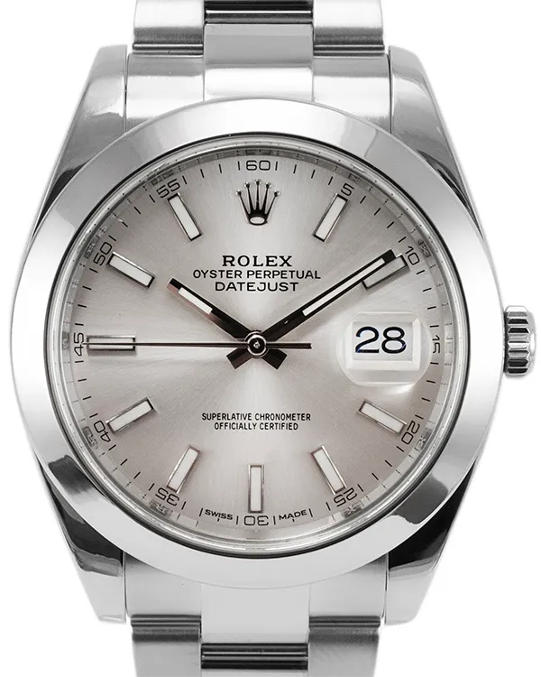 Rolex Datejust 41MM Silver Dial Oyster Bracelet (126300)