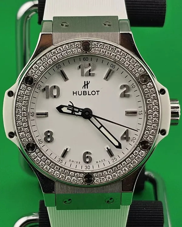 Hublot Big Bang 38MM Quartz White Dial Rubber Strap (361.SE.2010.RW.1104)