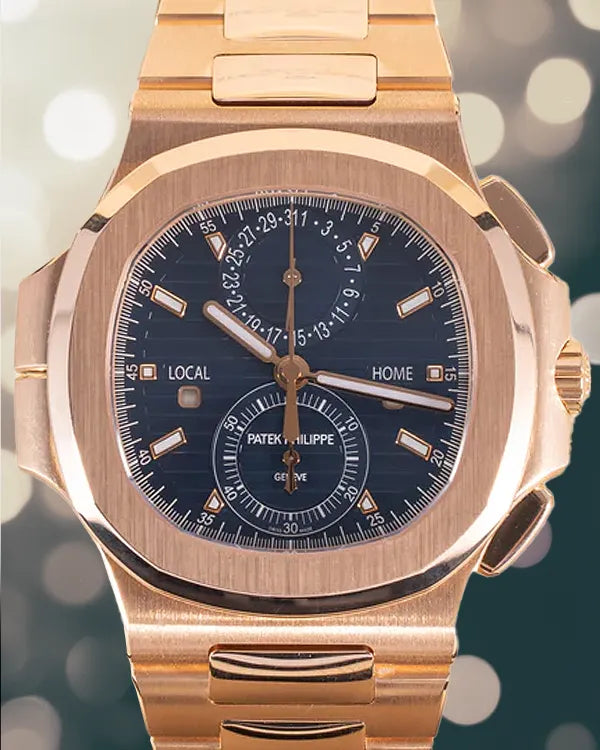 2022 Patek Philippe Nautilus 40.5MM Blue Dial Rose Gold Bracelet (5990/1R-001)