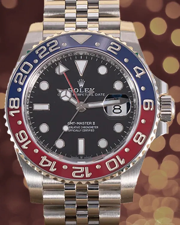 2018 Rolex GMT-Master II "Pepsi" 40MM Black Dial Jubilee Bracelet (126710BLRO)