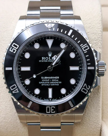 2024 Rolex Submariner No-Date 41MM Black Dial Oyster Bracelet (124060)