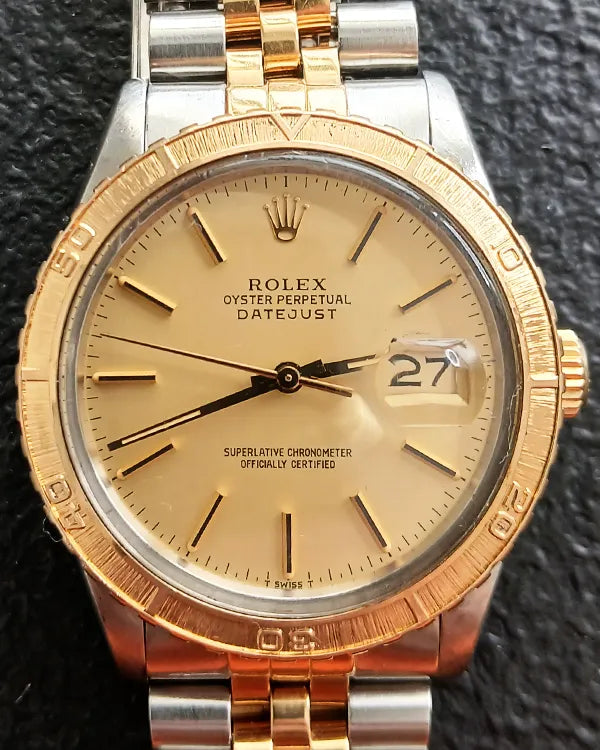 1983 Rolex Datejust Turn-O-Graph "Thunderbird" 36MM Champagne Dial Two-Tone Jubilee Bracelet (16253)