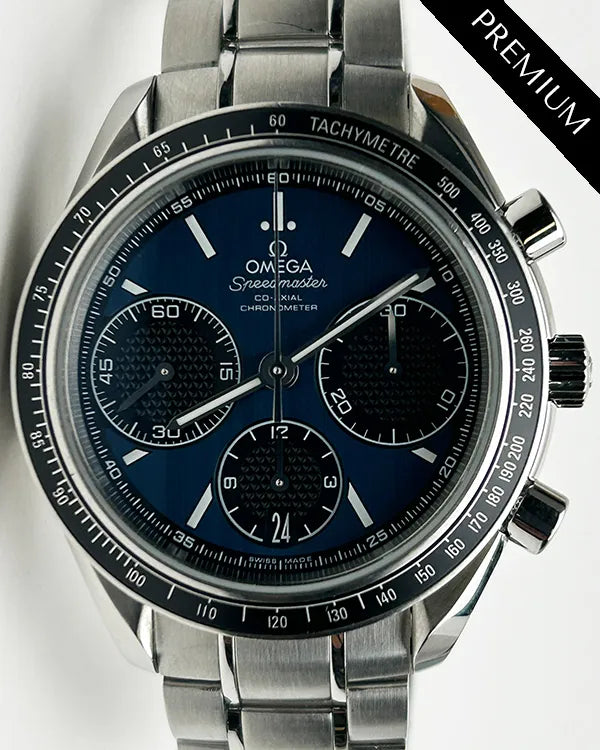 Omega Speedmaster Racing 40MM Blue Dial Steel Bracelet (326.30.40.50.03.001)