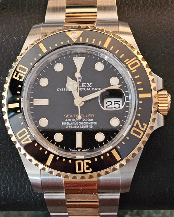 2025 Rolex Sea-Dweller 43MM Black Dial Two-Tone Oyster Bracelet (126603)