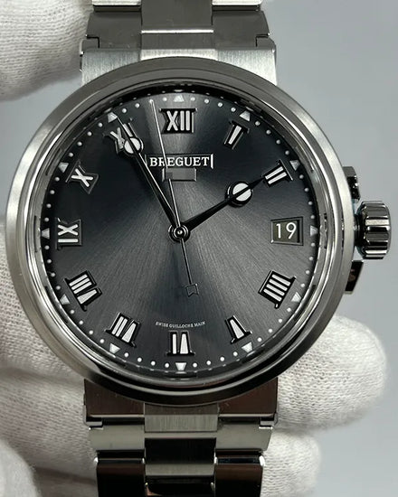 2025 Breguet Marine 40MM Grey Dial Titanium Bracelet (5517TI/G2/TZ0)