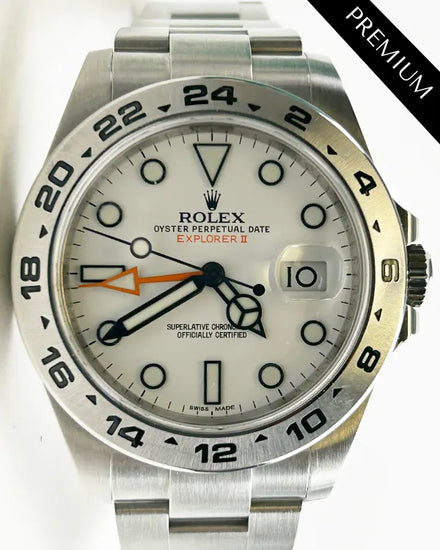 2017 Rolex Explorer II "Polar" 42MM White Dial Oyster Bracelet (216570)