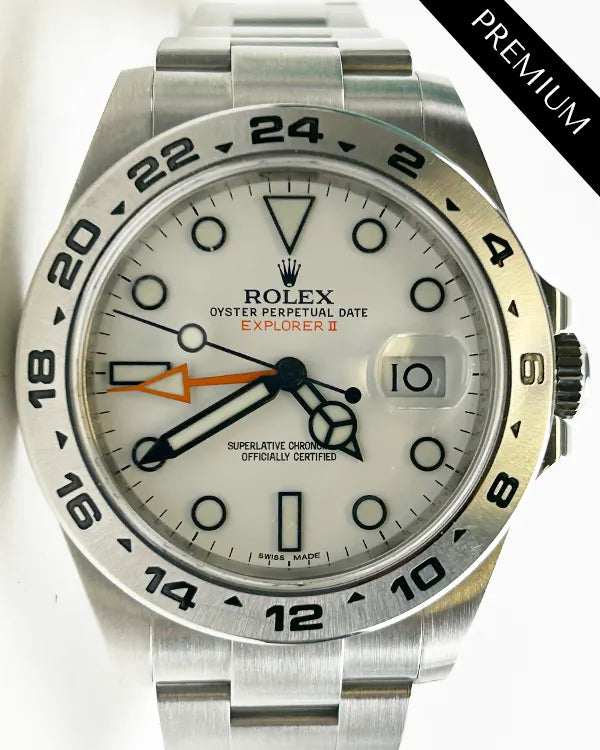 2017 Rolex Explorer II "Polar" 42MM White Dial Oyster Bracelet (216570)