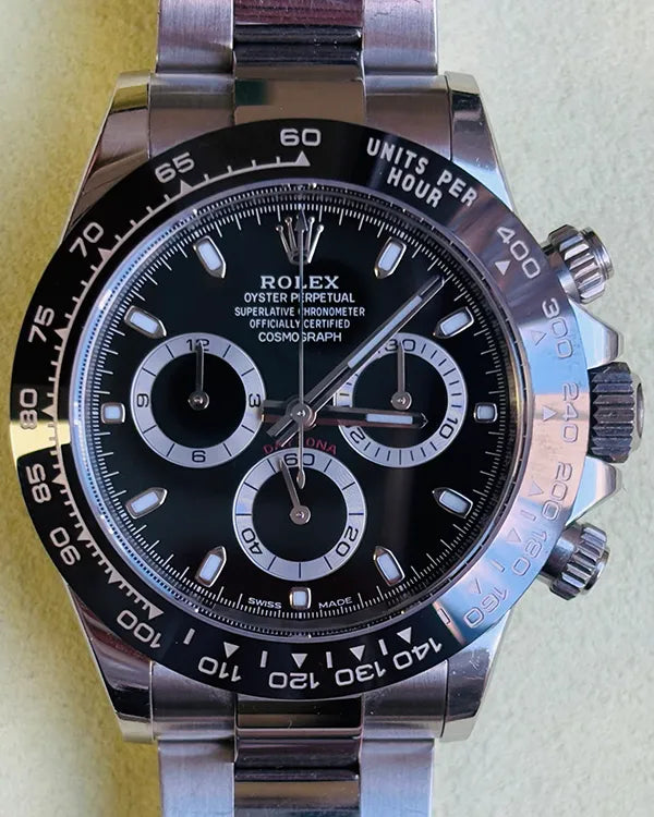 Rolex Cosmograph Daytona 40MM Black Dial Oyster Bracelet (116500LN)