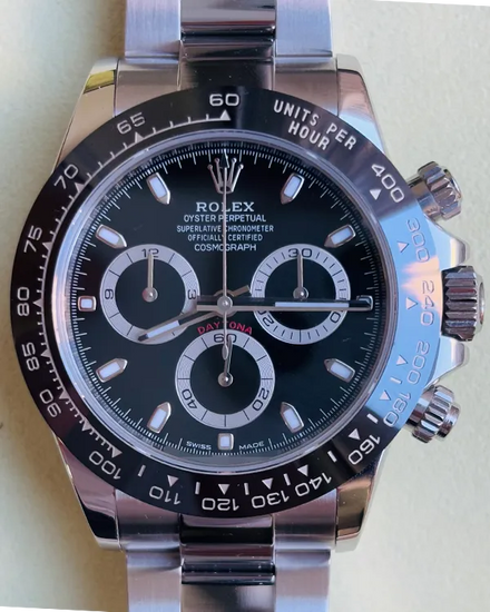 2019 Rolex Cosmograph Daytona 40MM Black Dial Oyster Bracelet (116500LN)