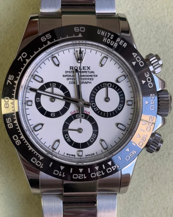 2016 Rolex Cosmograph Daytona "Panda" 40MM White Dial Oyster Bracelet (116500LN)
