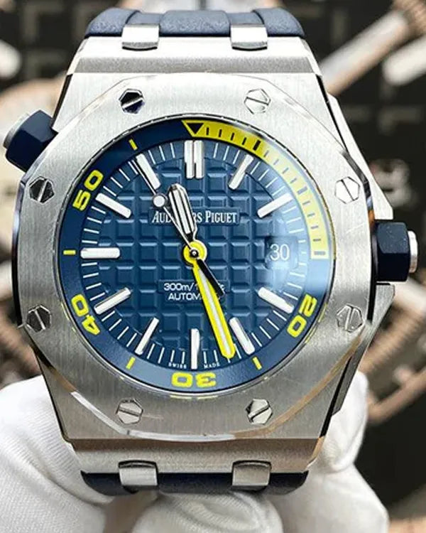 2020 Audemars Piguet Royal Oak Offshore Diver 42MM Blue Dial Rubber Strap (15710ST.OO.A027CA.01)
