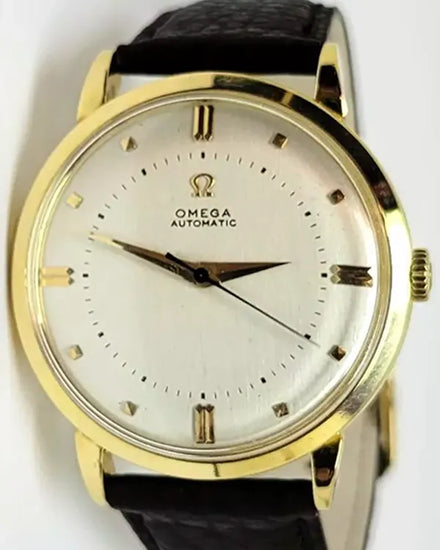 Omega Tresor 34.5MM White Dial Leather Strap (2643)