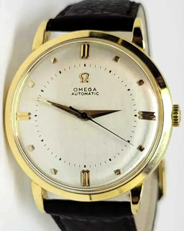 Omega Tresor 34.5MM White Dial Leather Strap (2643)