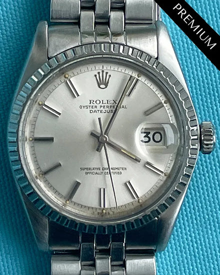 1975 (4.0 Mill Serial) Rolex Datejust 36MM Silver Dial Jubilee Bracelet (1603)