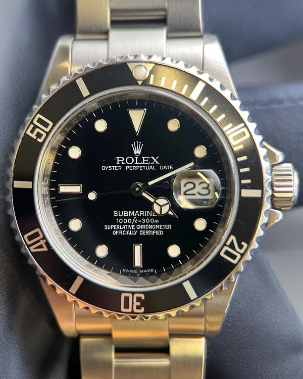 2008 Rolex Submariner Date 40MM Black Dial Oyster Bracelet (16610)