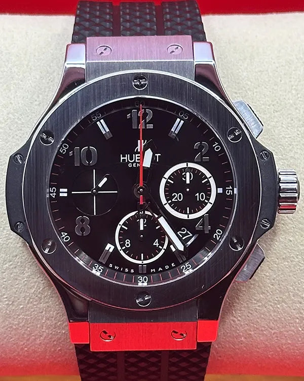 Hublot Big Bang 44MM Black Dial Rubber Strap (310.SX.130.RX)