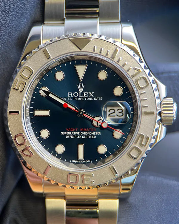 2016 Rolex Yacht-Master 40MM Blue Dial Oyster Bracelet (116622)