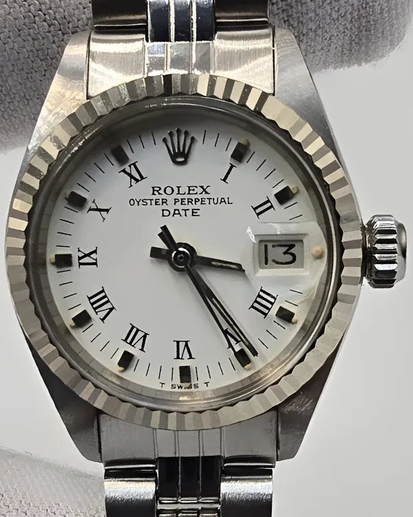 Rolex Lady-Datejust 26MM White Dial Jubilee Bracelet (6917)