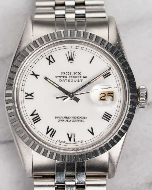 Rolex Datejust 36MM White Dial Jubilee Bracelet (16030)