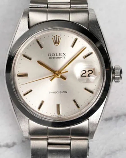 Rolex Oyster Precision 34MM Silver Dial Oyster Bracelet (6694)