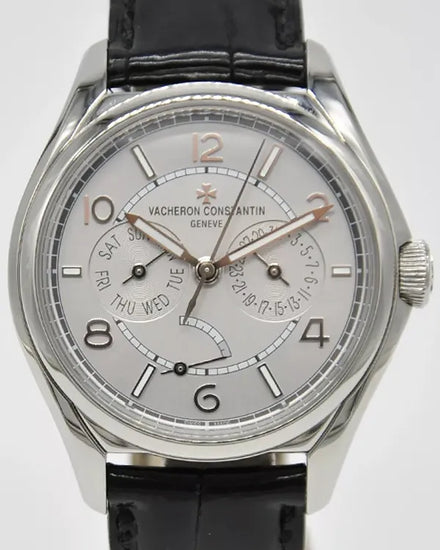 2018 Vacheron Constantin Fiftysix 40MM Silver Dial Leather Strap (4400E/000A-B437)