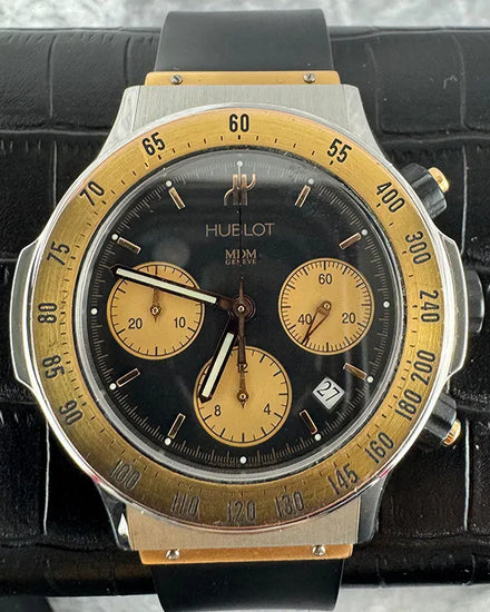 Hublot Super B Chronograph 42MM Black Dial Rubber Strap (1920.7)