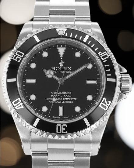 2009 Rolex Submariner No-Date 40MM Black Dial Oyster Bracelet (14060M)