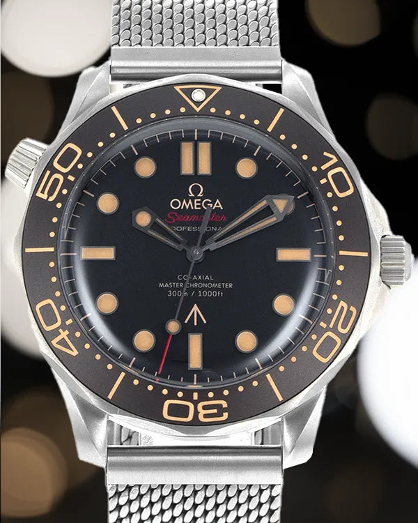 Omega Seamaster Diver 300M "007 Edition" 42MM Brown Dial Titanium Bracelet (210.90.42.20.01.001)