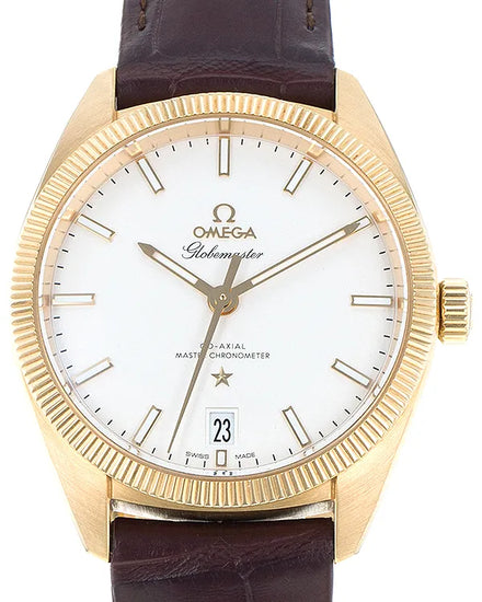 2016 Omega Globemaster Constellation 39MM Silver Dial Leather Strap (130.53.39.21.02.002)