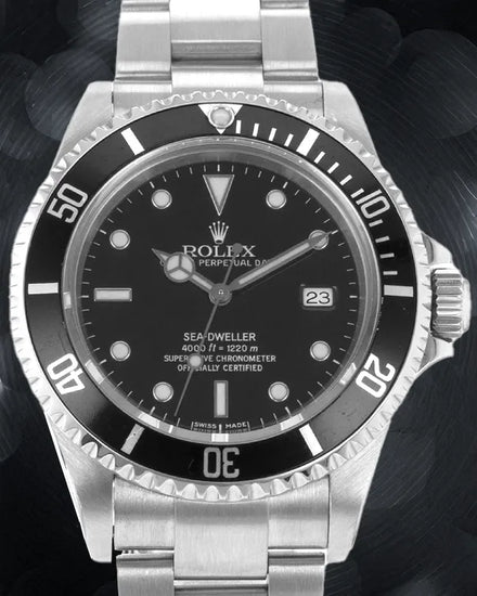 2001 Rolex Sea-Dweller 40MM Black Dial Oyster Bracelet (16600)