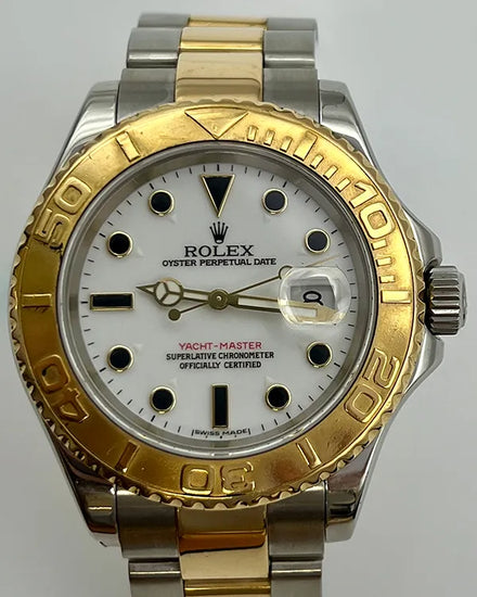 Rolex Yacht-Master 40MM White Dial Two-Tone Oyster Bracelet (16623)