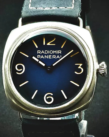 2022 Panerai Radiomir 45MM Blue Dial Leather Strap (PAM01335)
