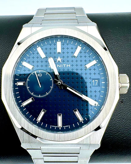 No Reserve - 2024 Zenith Defy Skyline 41MM Blue Dial Steel Bracelet (03.9300.3620/51.I001)
