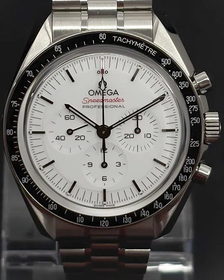 2024 Omega Speedmaster Professional Moonwatch 42MM White Dial Steel Bracelet (310.30.42.50.04.001)