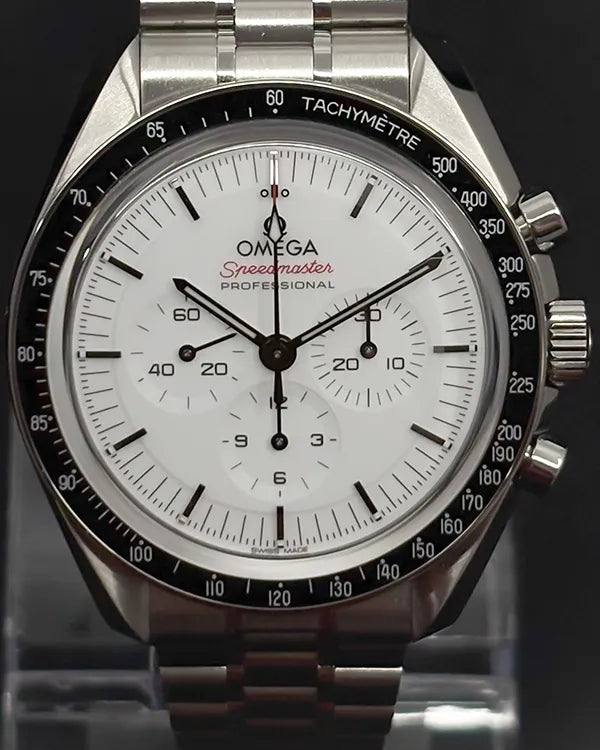 Omega Speedmaster Professional Moonwatch 42MM White Dial Steel Bracelet (310.30.42.50.04.001)
