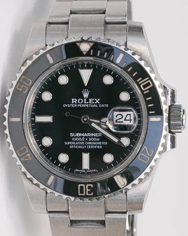 2014 Rolex Submariner Date 40MM Black Dial Oyster Bracelet (116610LN)