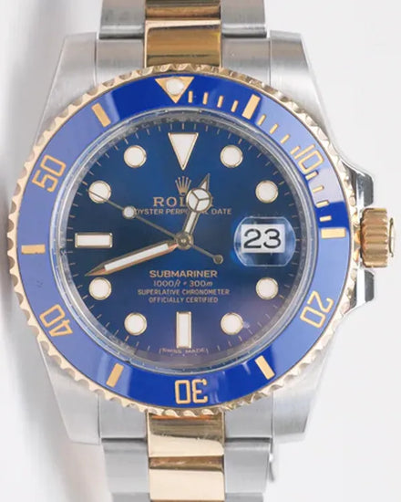 Rolex Submariner Date "Bluesy" 40MM Blue Dial Two-Tone Oyster Bracelet (116613LB)