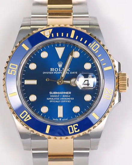 2021 Rolex Submariner Date "Bluesy" 41MM Blue Dial Two-Tone Oyster Bracelet (126613LB)