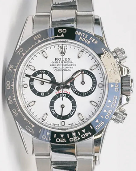 Rolex Cosmograph Daytona "Panda" 40MM White Dial Oyster Bracelet (116500LN)