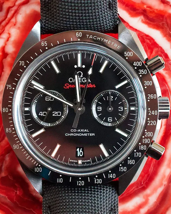 2022 Omega Speedmaster Dark Side Of The Moon 44.25MM Black Dial Textile Strap (311.92.44.51.01.007)