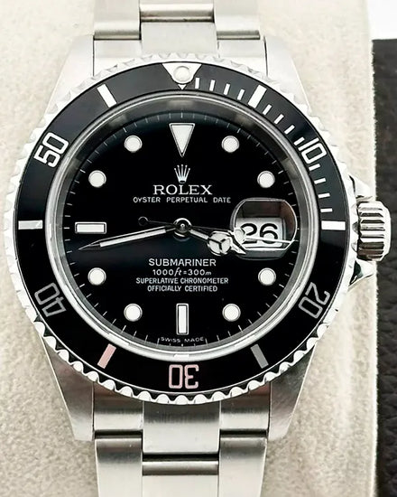 2007 (Z Serial) Rolex Submariner Date 40MM Black Dial Oyster Bracelet (16610)