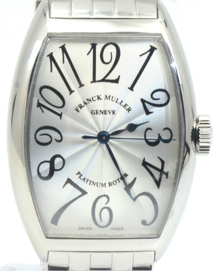 Franck Muller Cintrée Curvex 32MM Silver Dial Steel Bracelet (5850 SC)