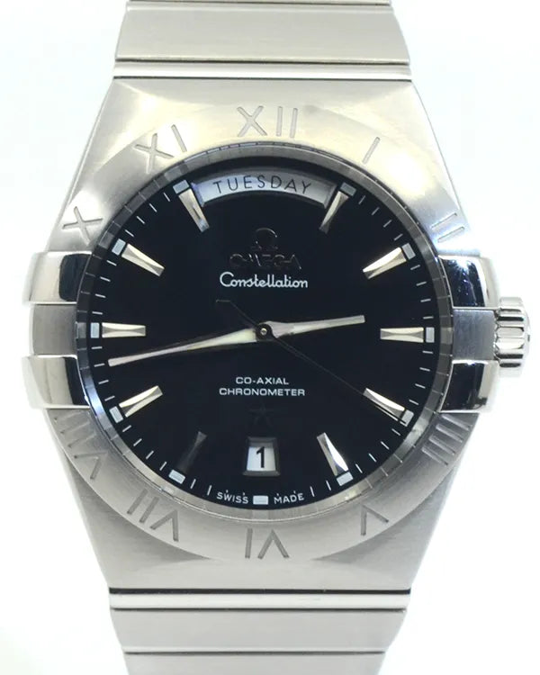 2018 Omega Constellation 38MM Black Dial Steel Bracelet (123.10.38.22.01.001)